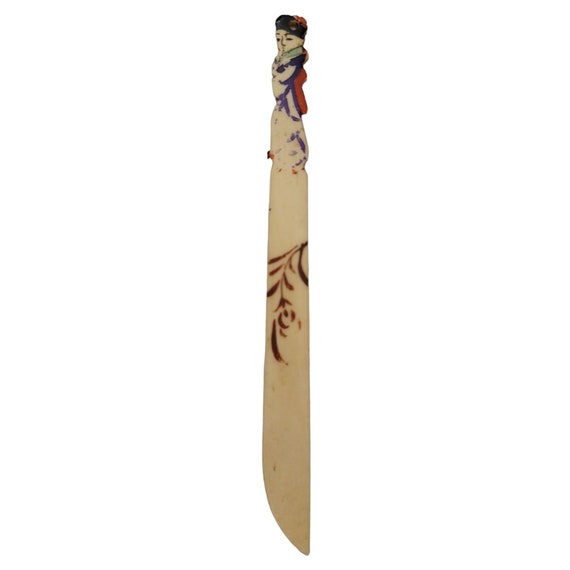Carved Asian Style Letter Opener E529