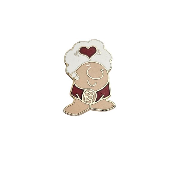 Ziggy Heart Pin, Vintage