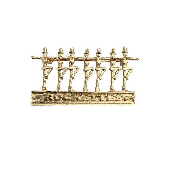 Rockettes Ladies Dancing Line Brooch J480