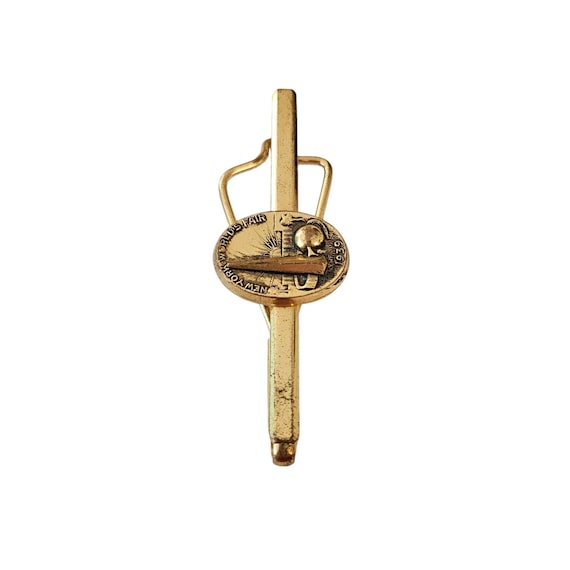 New York Worlds Fair 1939 Tie Bar Clip L642