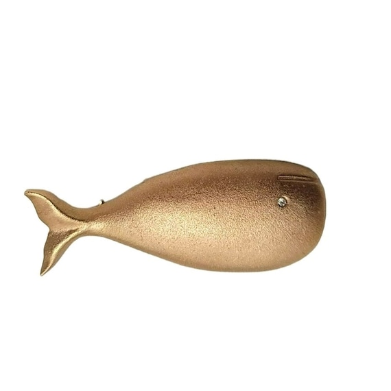 R.J. Graziano Gold-Tone Whale Pin Brooch - image 5