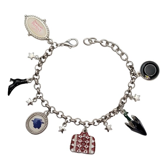 Disney Mary Poppins Charm Bracelet 7.5" Long, Signed E861