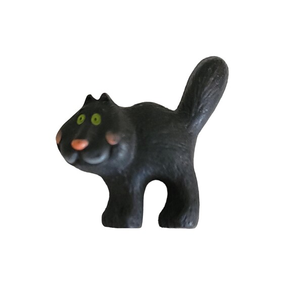 1987 Hallmark Cards Inc. Black Cat Halloween Pin Brooch K366