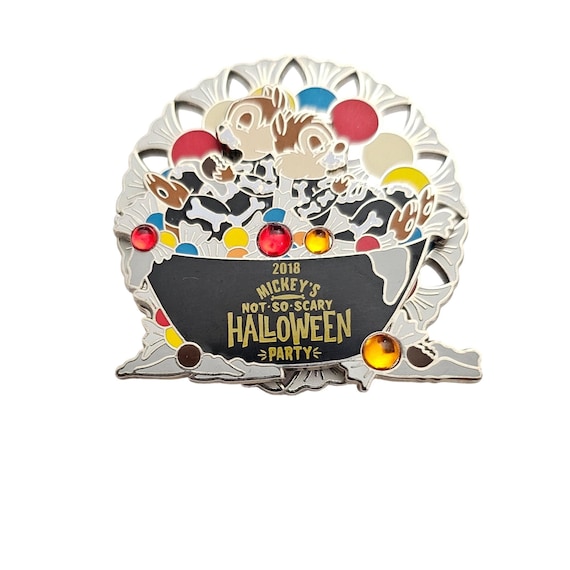 2018 Disney Mickey’s Not-So-Scary Halloween Party Chip ' n ' Dale Trade Pin J912