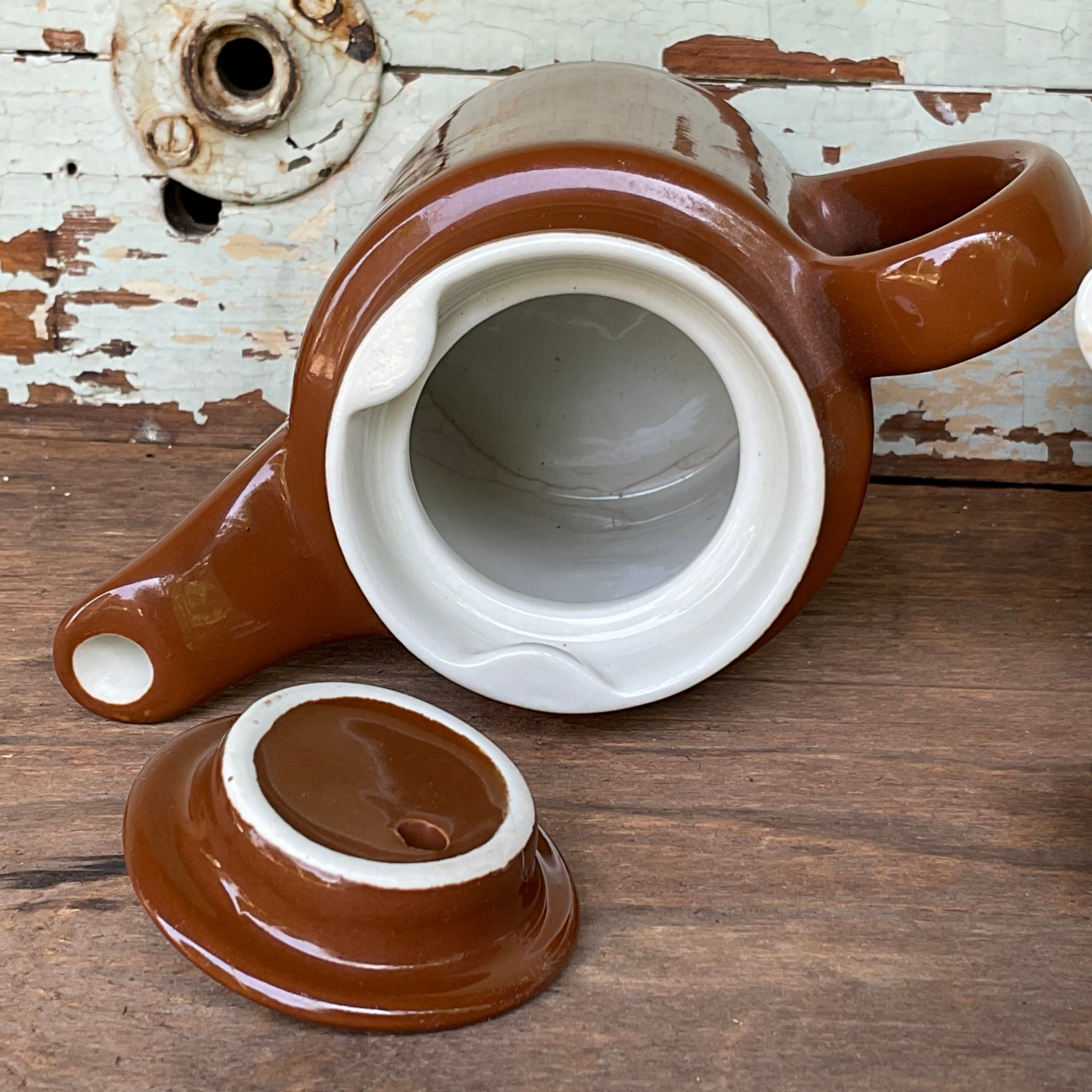 2 Individual Tea Pots Restaurant Etsy