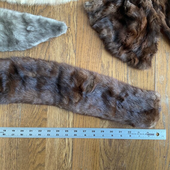 4 Vintage Mink Collars - image 6