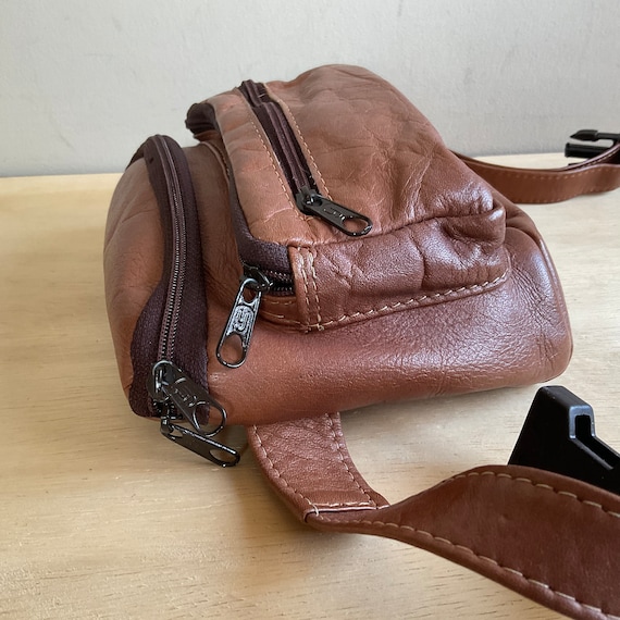 Brown Leather Fanny Pack - image 4