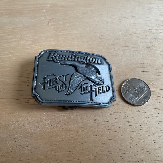Remington First in the Field Belt Buckle 1980 - image 4