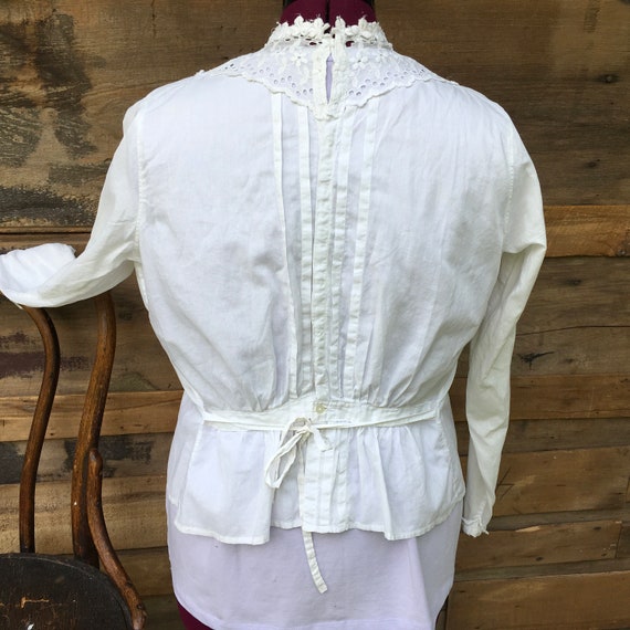 Blouse Antique Women's Shirt 1800s - image 2
