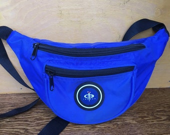 Blue Nylon 1990s Fanny Pack~