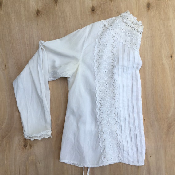 Blouse Antique Women's Shirt 1800s - image 3