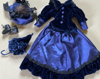 Victorian Display Doll Dress Gown