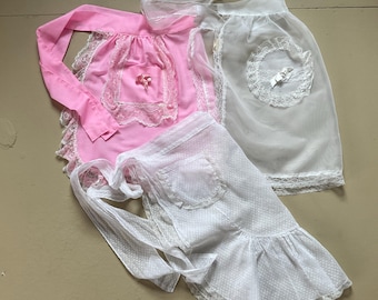 Vintage Aprons Half  1940s 1950s