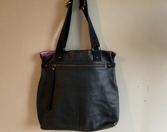 Vintage Gap Soft, Black Leather Purse Bag