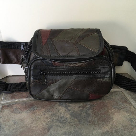 vintage leather fanny pack