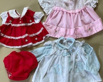 1970s Baby Girl Clothes Lot
