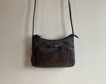 stone mountain black leather purse