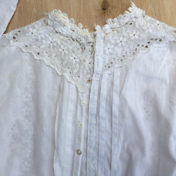 Blouse Antique Women's Shirt 1800s - image 5