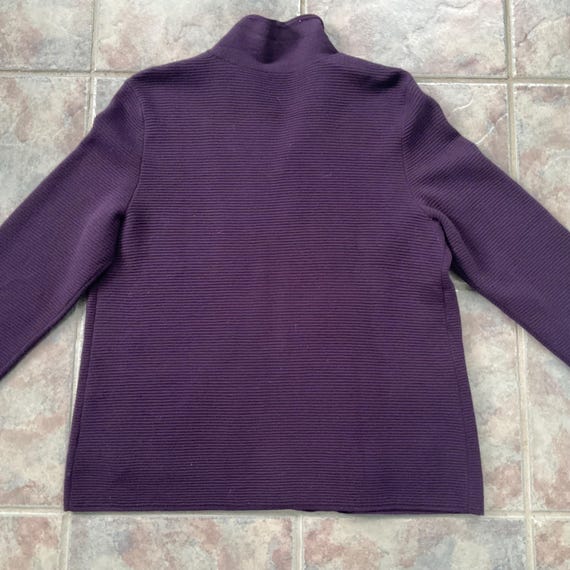 Talbots Wool Sweater Jacket Medium - image 7