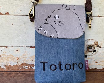 Totora Purse Denim iPhone Plus