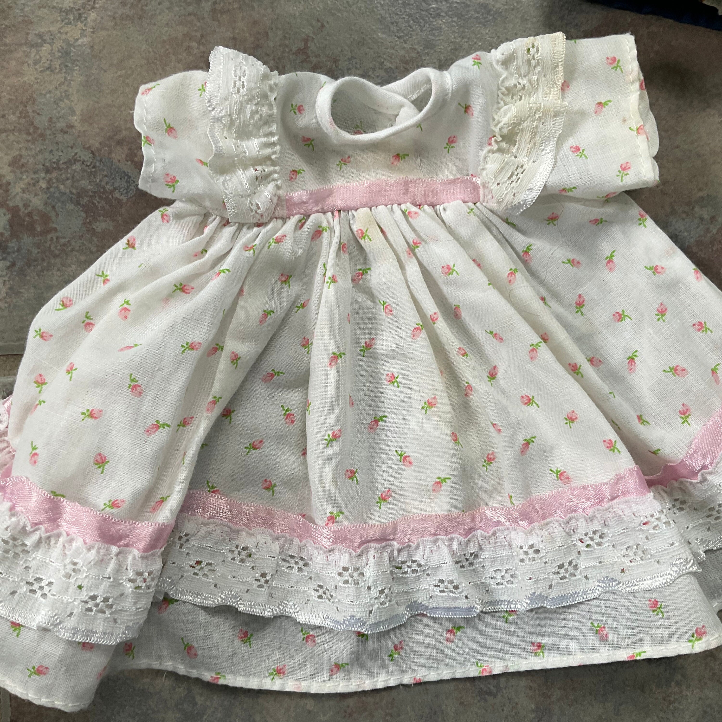 Vintage Doll Dresses Etsy