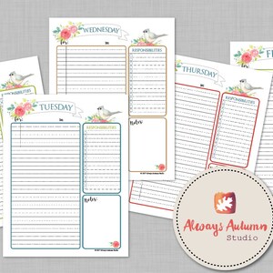 Editable Complete Homeschool Planner Perpetual Undated 20+ Page Tufted ...