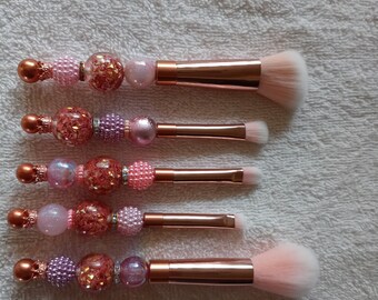 Beadable pens, beaded pens, character pens, pens, makeup brushes, beaded makeup brush