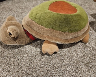 Vintage alemán hecho Pluti paseo en tortuga - extremadamente raro