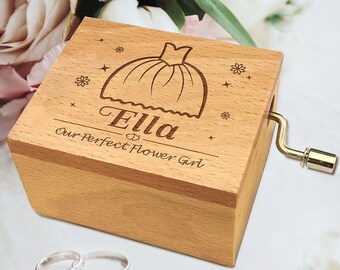 flower girl music box