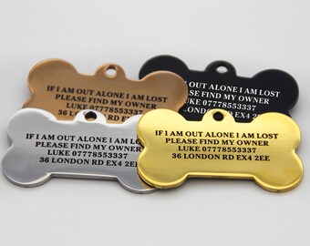 personalised puppy tag