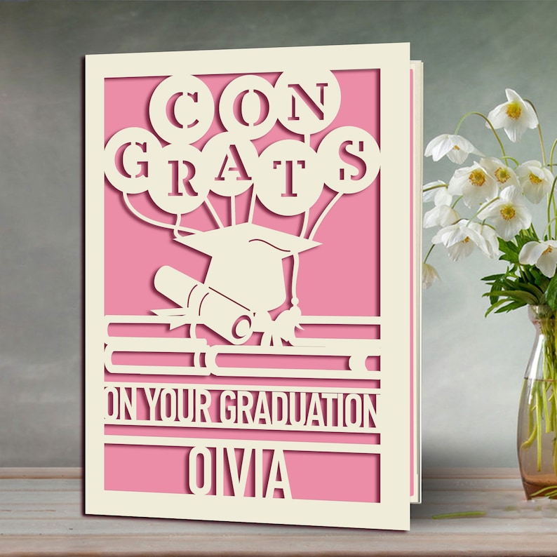 Spell Graduation Personalised Graduation Card for Him Her Daughter Son Graduates ...