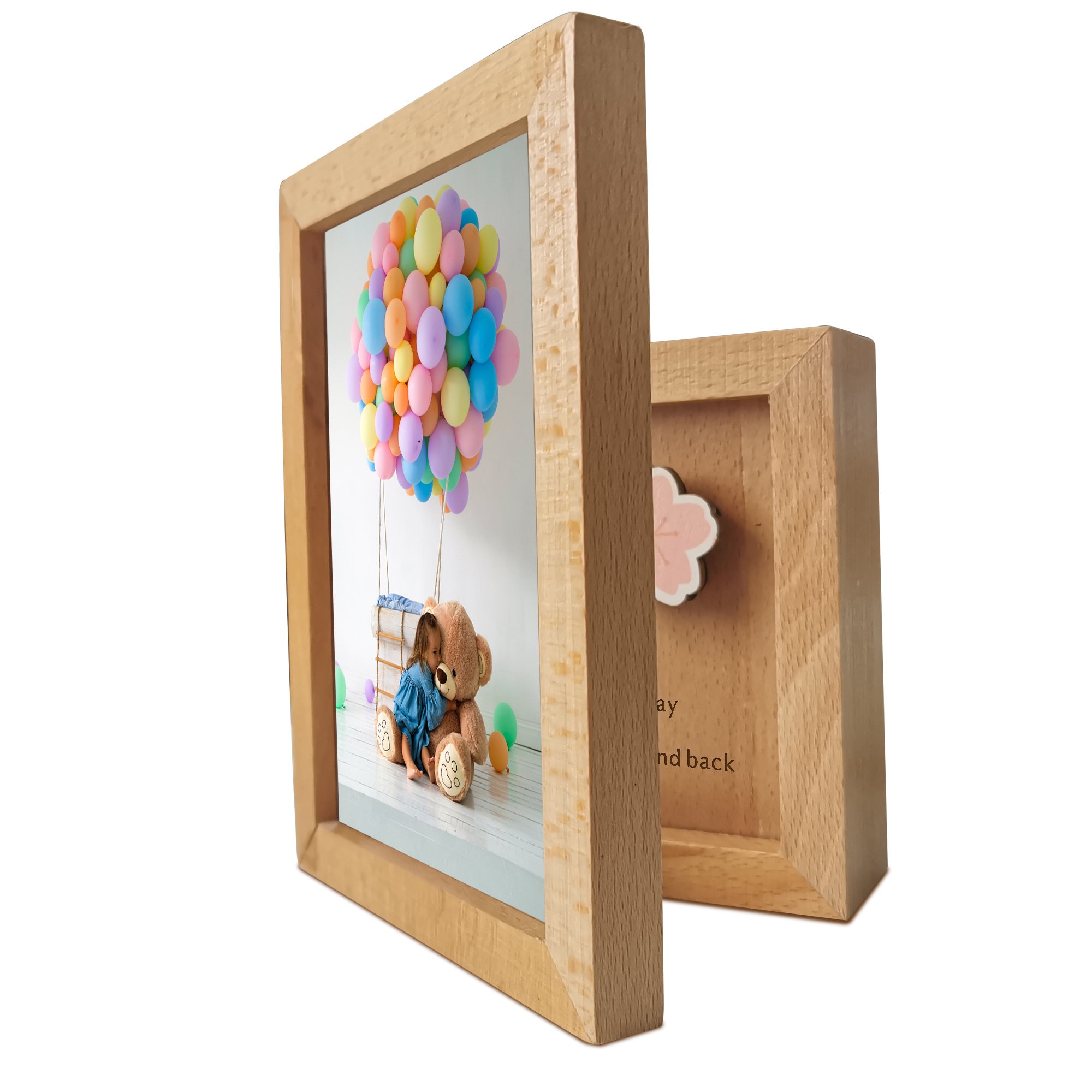 Personalised Wooden Photo Frame music Box for Girl Boy Kids Etsy