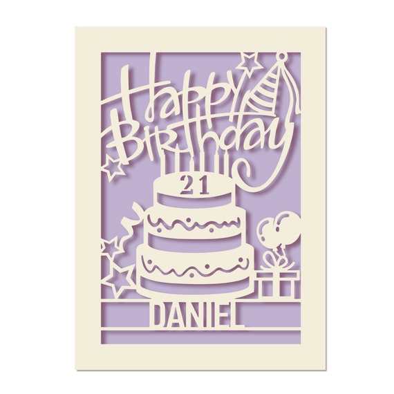 UK Greetings Carte D'anniversaire Pour Elle – Carte D'anniversaire Pour Femme – Carte D'anniversaire Pour Une Amie – Motif Gâteau D'anniversaire