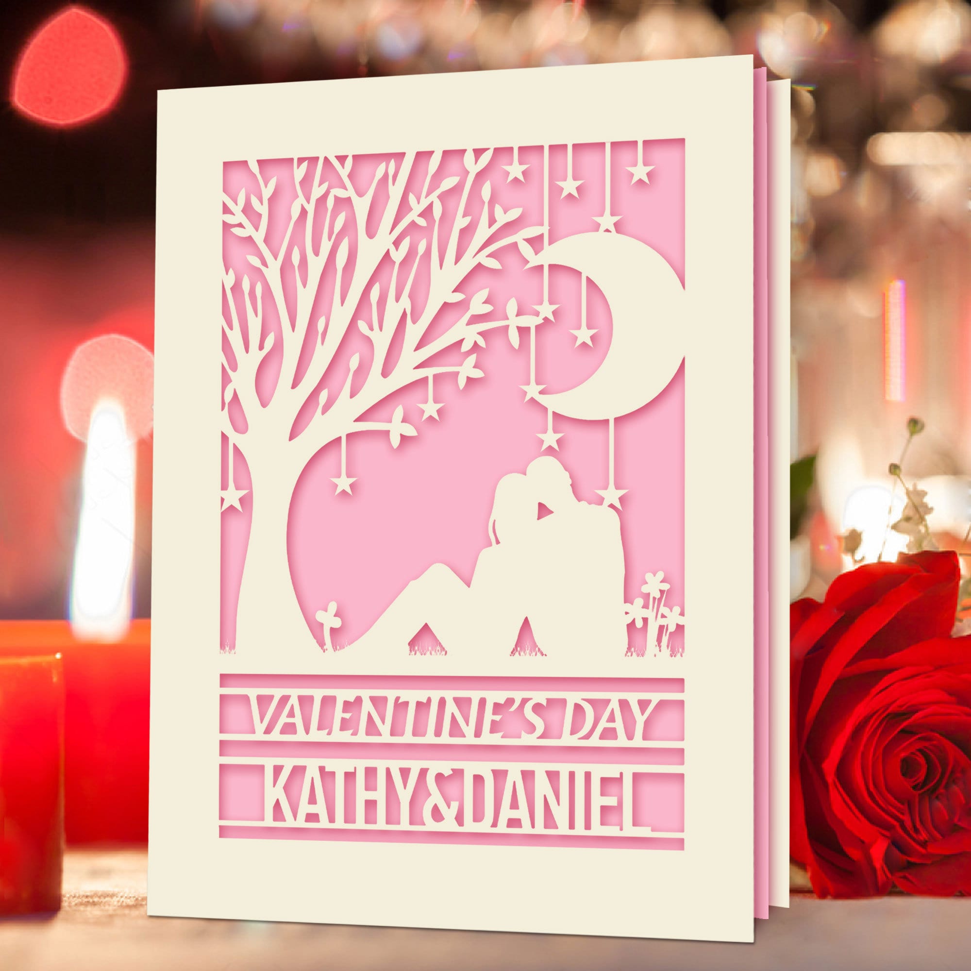 Personalised Valentines Day Card Personalised Gifts for Her Him ...