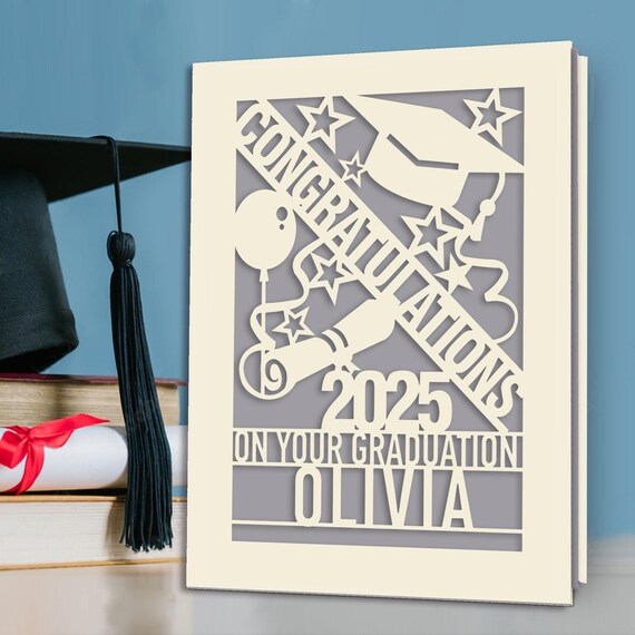Funny Graduation Card With Envelope - Class Of 2025 Congrats Card For High School College