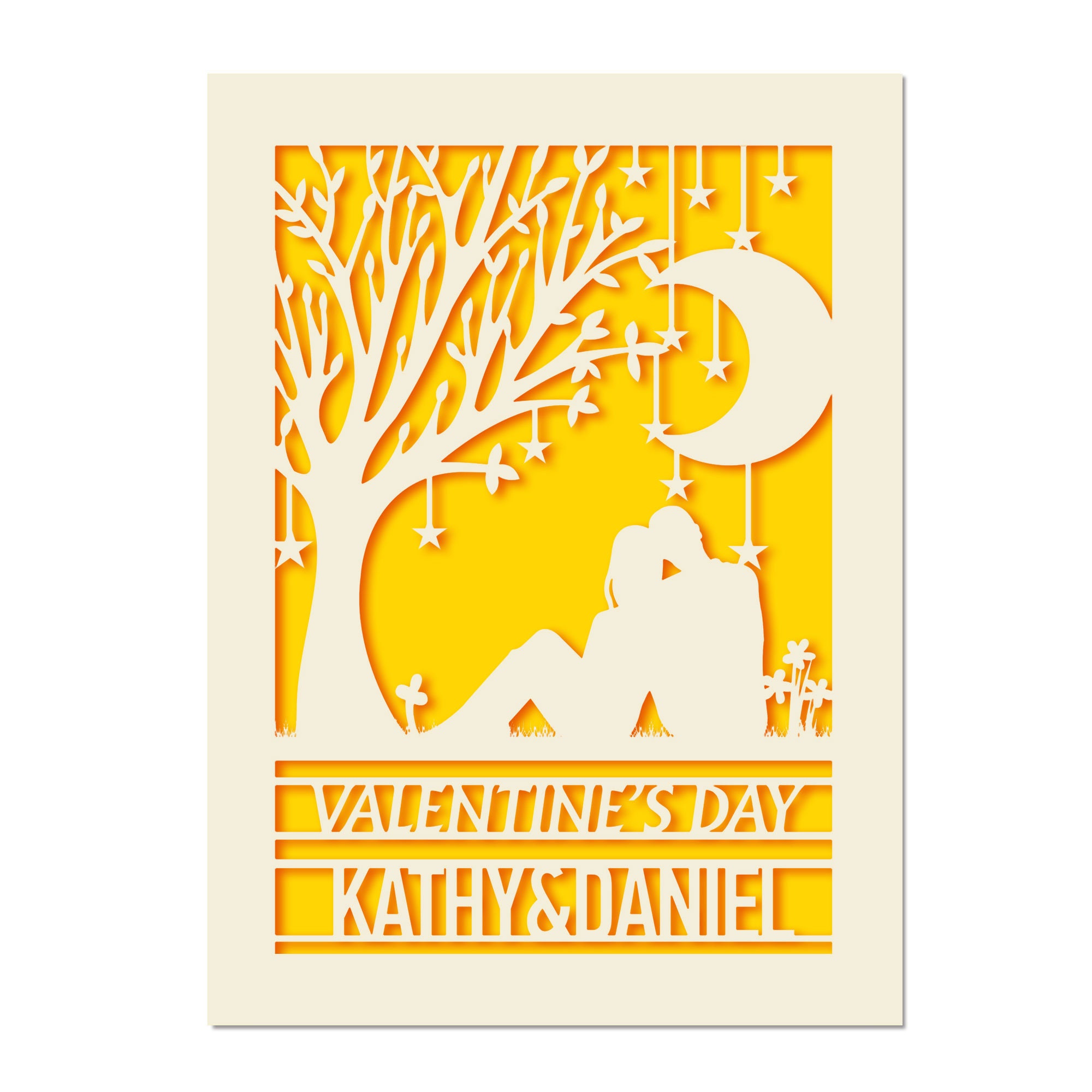 Personalised Valentines Day Card Personalised Gifts for Her Him ...