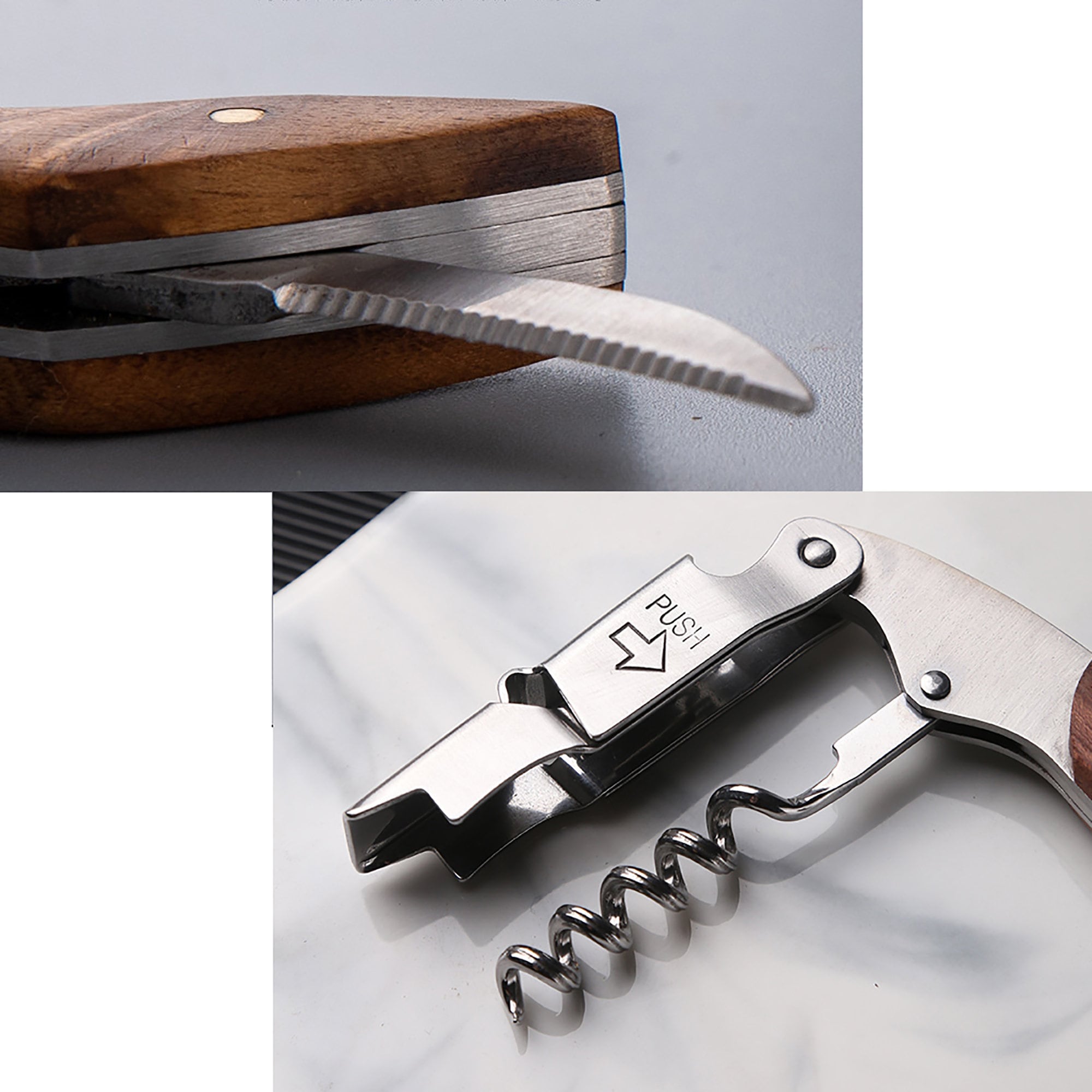 Personalised Corkscrew Engraved Wine Opener With Holster Wood Etsy UK