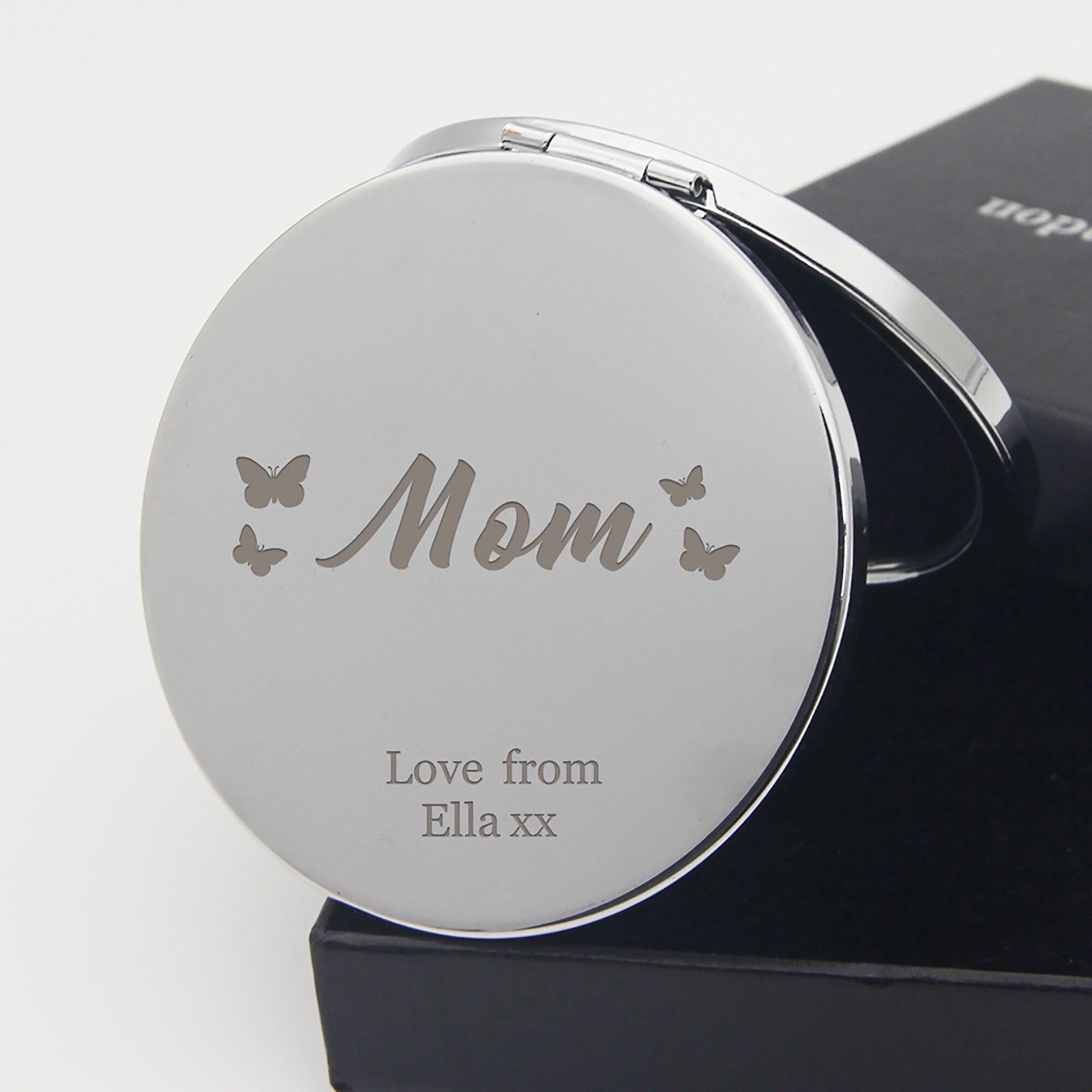 Personalised Mirror Laser Engraved Compact Mirror With Etsy UK