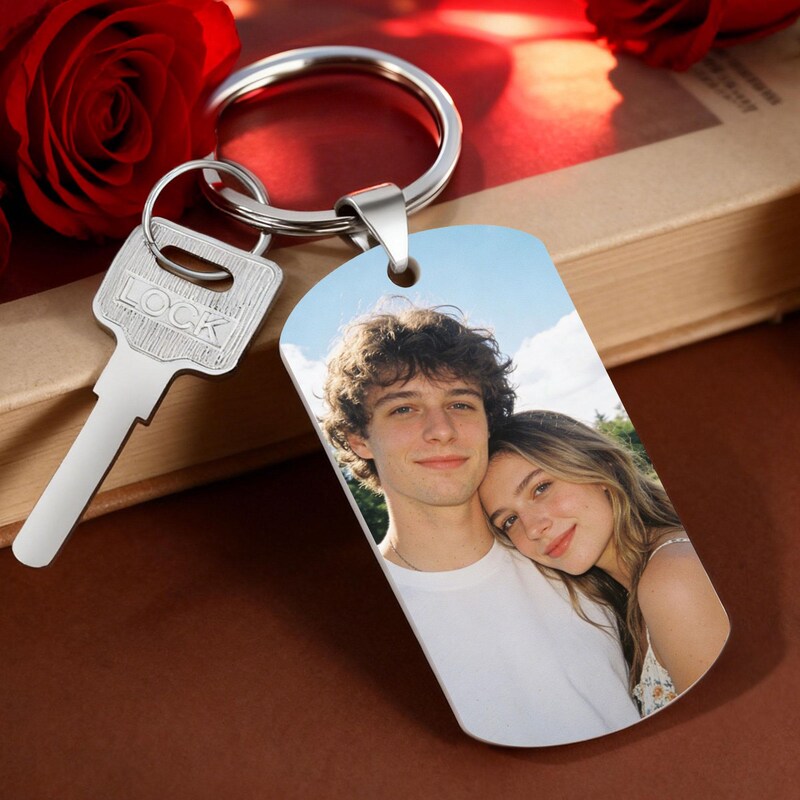 Photographing Keychains Personalised Photo Keyring - Etsy UK