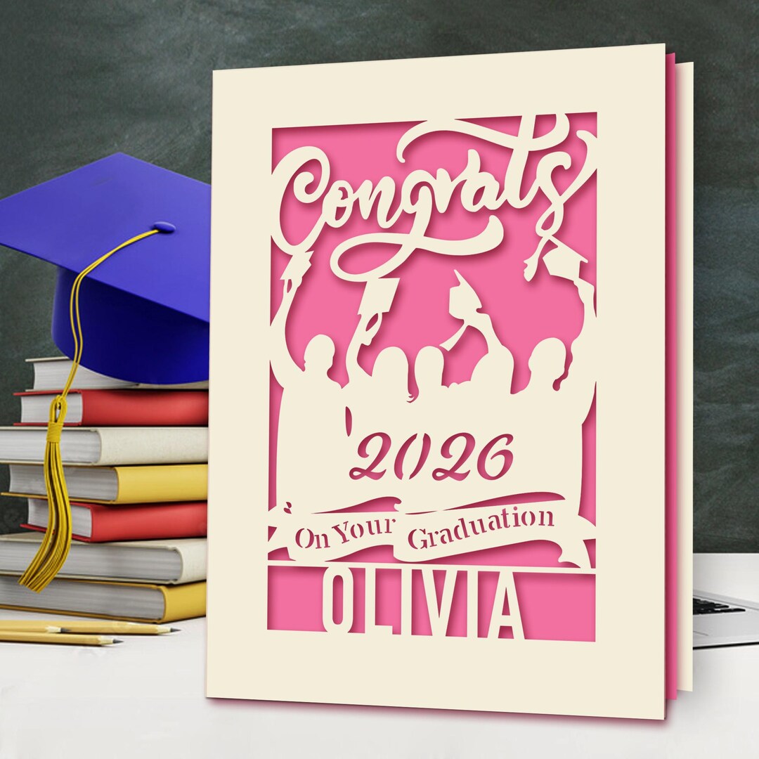 Personalised Graduation Card for Daughter Son Graduates Students ...