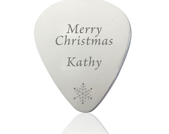 Personalised Picks for Guitars Custom Guitar Pick Electric Guitar Plectrums for Him Her Acoustic Guitar Pick Personalised Gift for Christmas