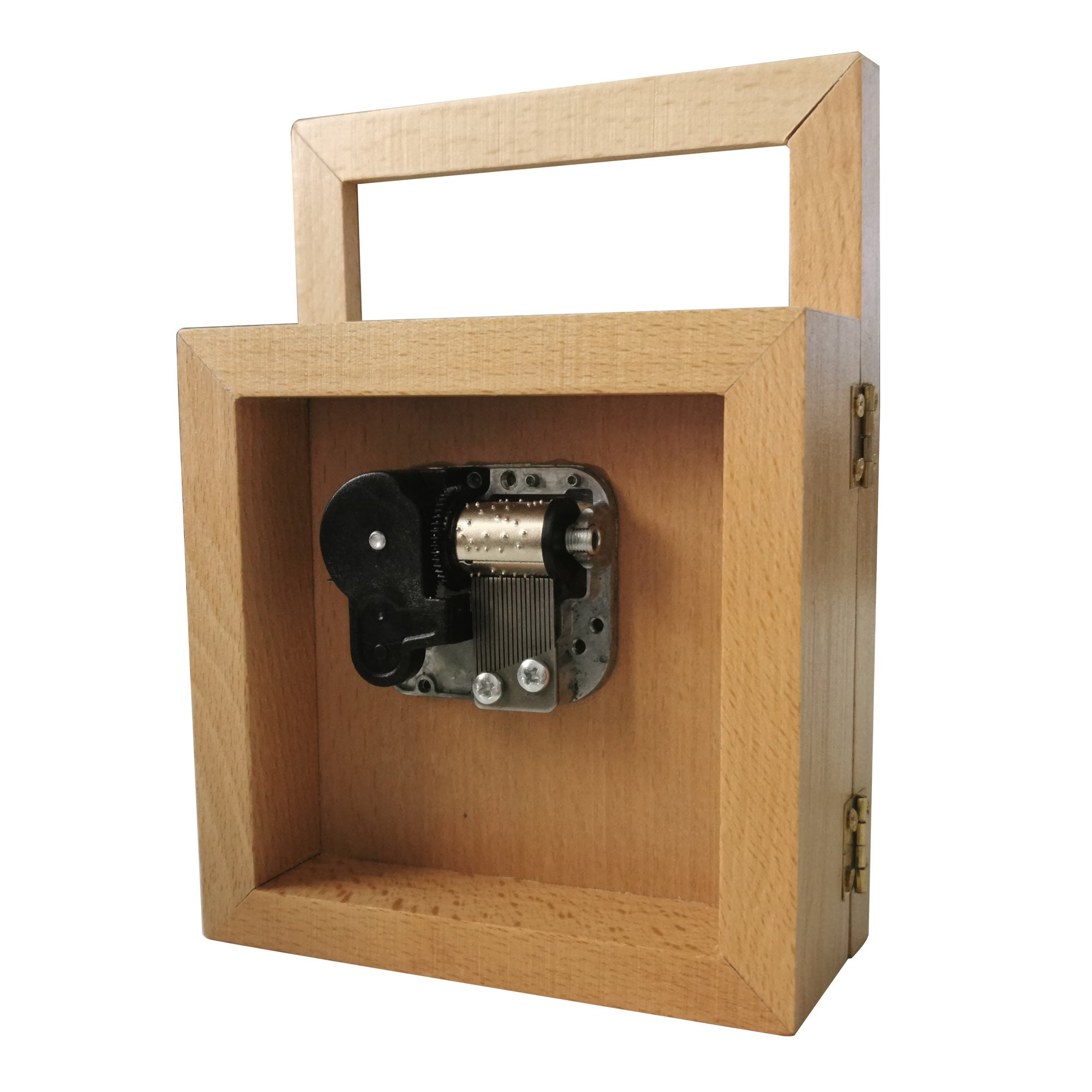 Personalised Wooden Photo Frame music Box for Girl Boy Kids Etsy