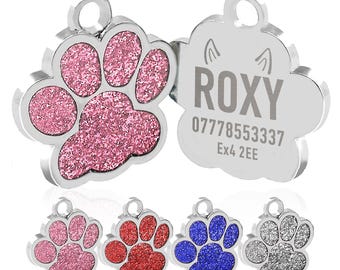Cat ID Tag Personalised Cat ID Tags for Cats, Dog Tags for Pets Engraved UK, Custom Dog Name Tag