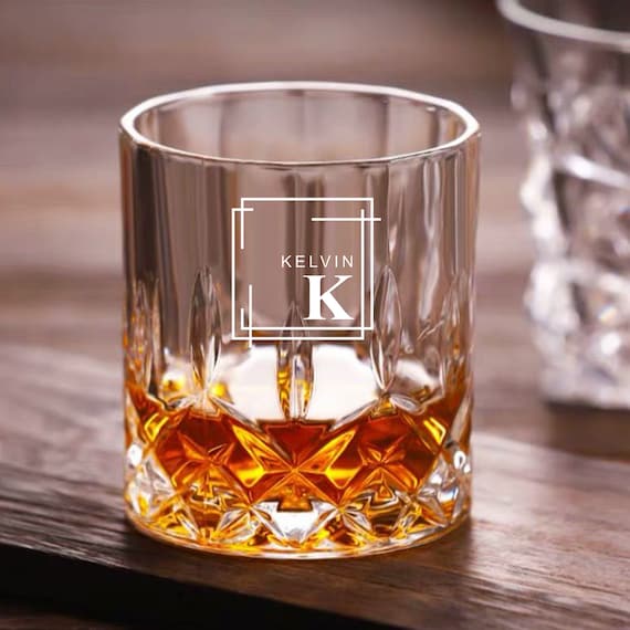 Vaso De Whisky Personalizado Con Grabado - Ideal Para Bodas, Best Man O Regalo Especial
