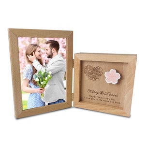 Personalised Photo Frame Music Box You are My Sunshine Musical Boxes Customised Gift Wooden Picture Frame with Music Valentines Day Gifts
