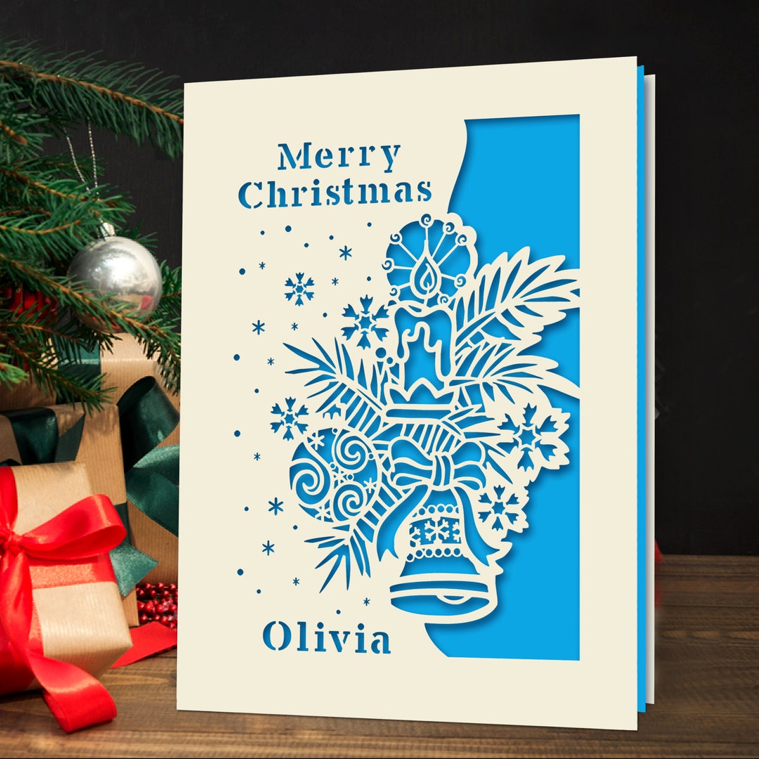 Personalised Christmas Cards 2025 Custom Christmas Card Greetingcard