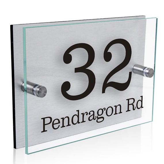 Personalised House Numbers Plaques House Numbers Acrylic