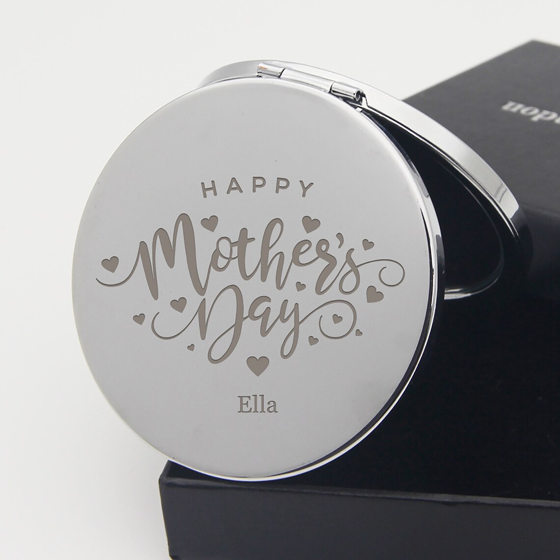 Personalised Mirror Laser Engraved Compact Mirror With Etsy UK