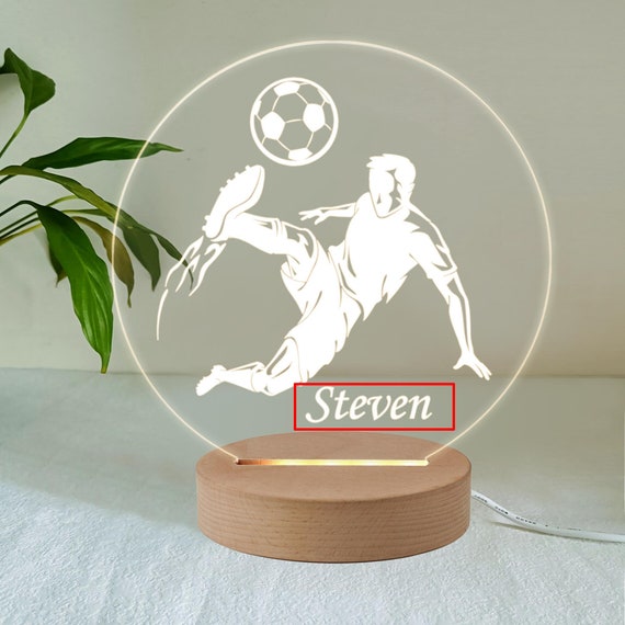 Cadeau pour Garçon De 6 7 8 9 10 Ans，Veilleuse Football Jouets pour Garçons  De 5 - 10 Ans Cadeau pour Enfants De 7 8 9 Ans Cadeau Anniversaire Garçon 5  6 7 8 Ans Lampe De Chevet : : Luminaires et Éclairage