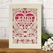 Personalised Wedding Card Laser Cut Wedding Greeting Card, Congratulations Wedding Day for Newlyweds 